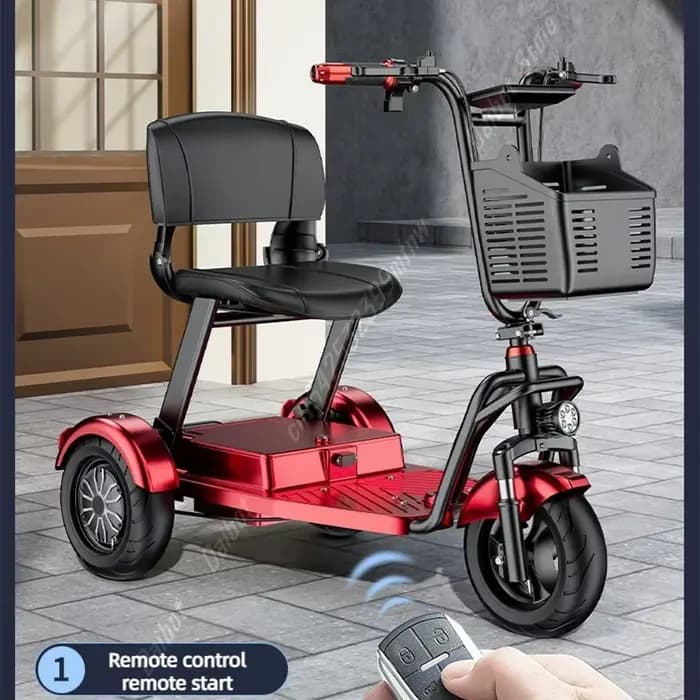 Scooter électrique à trois roues avec siège