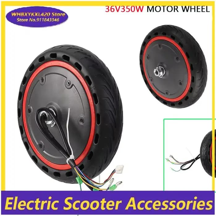 Pneu solide 36V 350W avec roue électrique