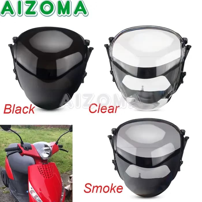 Couvercle en verre pour phare de Scooter
