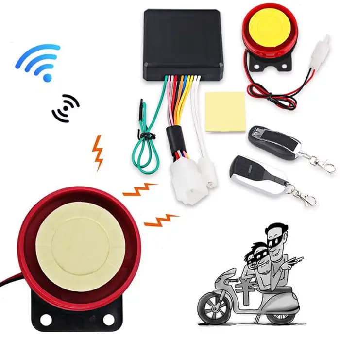 Système d'alarme universel pour moto