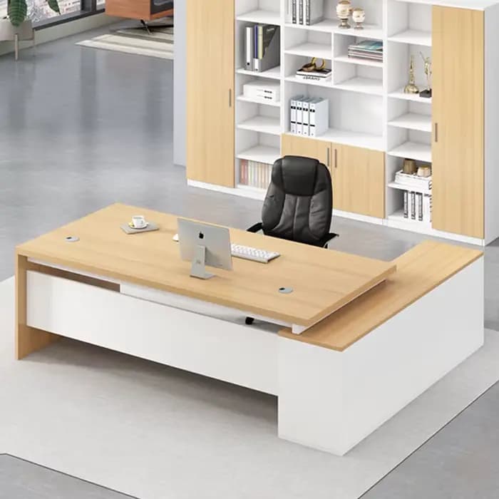 Bureau professionnel en bois Vintage Simple irrégulier salon bureau moderne Escritorio Oficina meubles à la mode