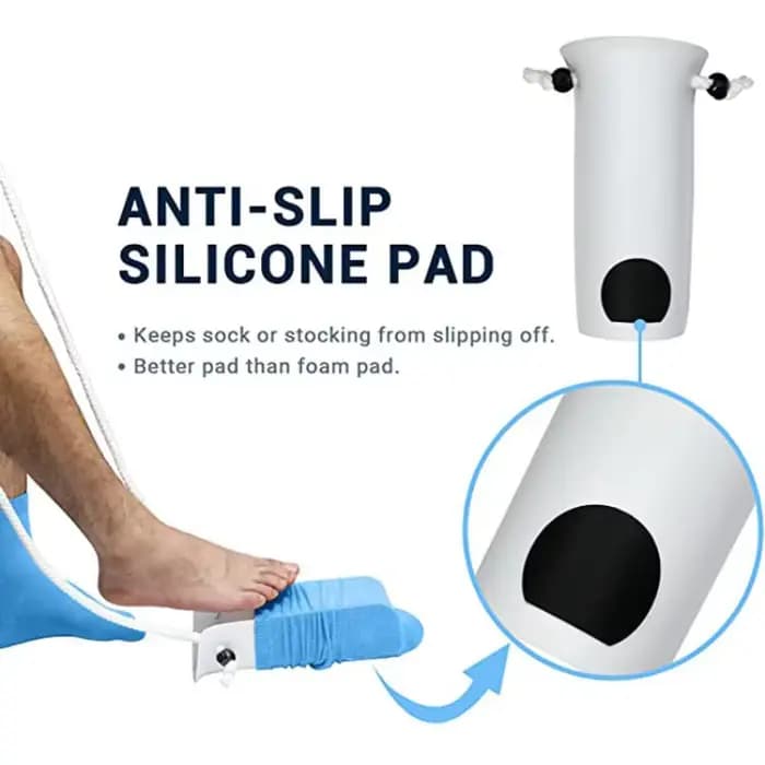 Aides à l'habillage : Dispositif d'aide à la mise et au retrait des chaussettes