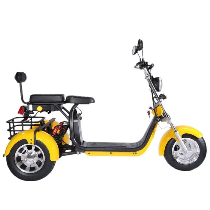 Nouvelle vente chaude 2000W60V20AH cee voiture électrique moto à trois roues adultes déplacements sièges confortables