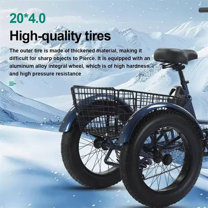 Tricycle électrique pour adultes