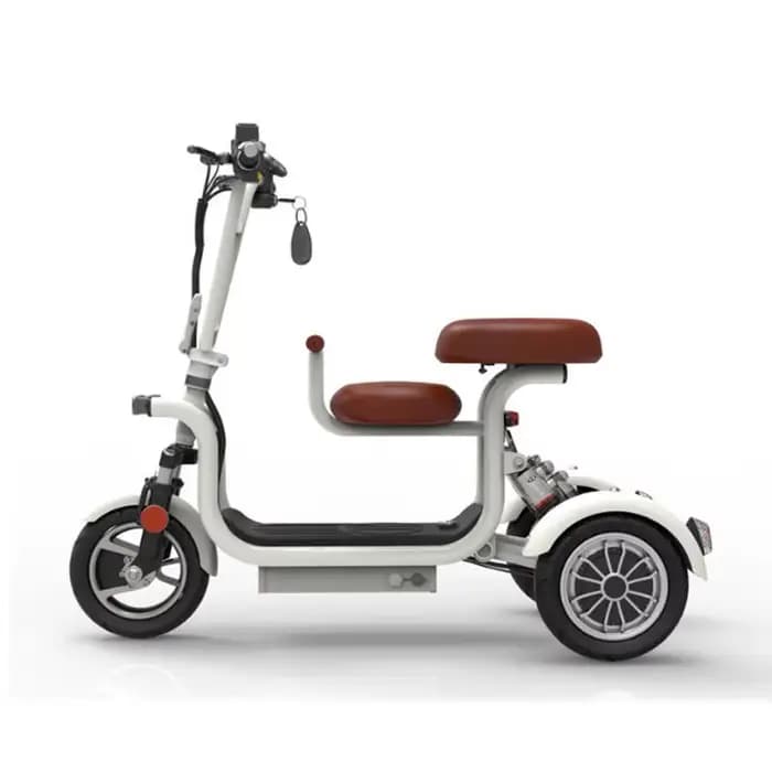 Mini Tricycle Électrique de 10 Pouces pour Parent et Enfant