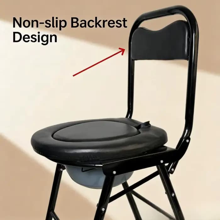 Chaise de toilette mobile pour personnes âgées et femmes enceintes