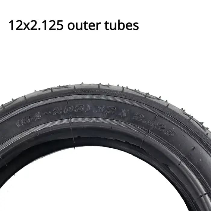 12x2.125 pneu avec bonne qualité vélo Scooter poussette pneus chambre à air