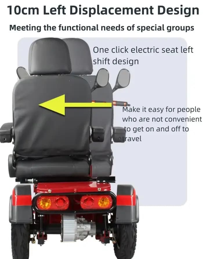 Tricycle électrique pour personnes âgées handicapées