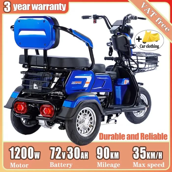 Tricycle électrique pour adultes