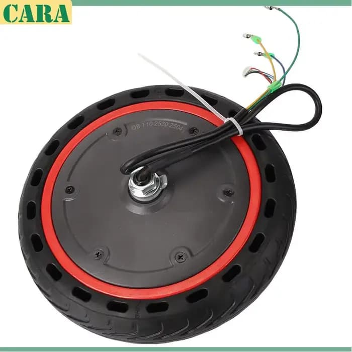 Moteur de trottinette électrique M365 8,5 pouces résistant à l'usure, bobine de roue motrice 350W 36V, pneu solide pour roue avant