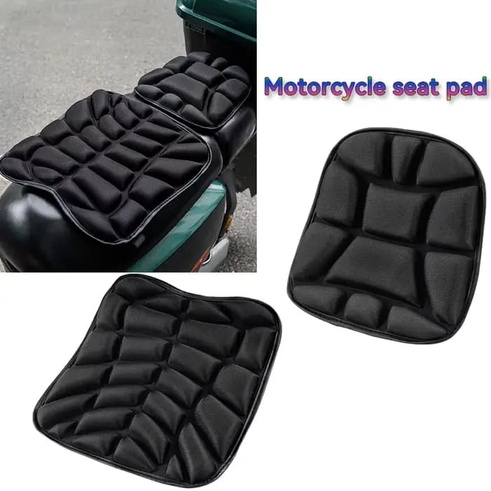 Coussin de Selle Moto Confort Gel 3D Respirant Universel Absorbant les Chocs Housse de Selle Vélo pour la Conduite Tout-Terrain Avancée