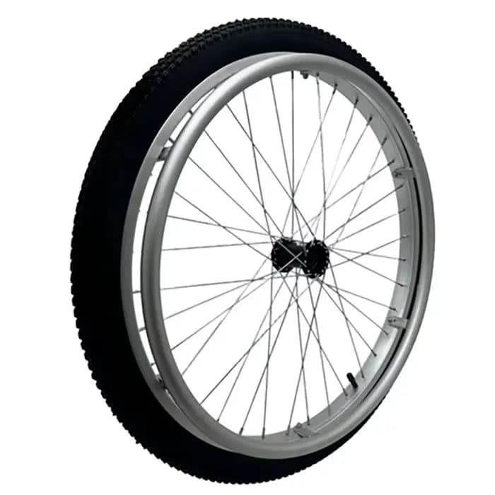 Une paire de roues arrière pour fauteuil roulant 24*1.95 en alliage d'aluminium