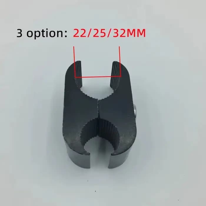 Pince de fixation pour pièces de fauteuil roulant