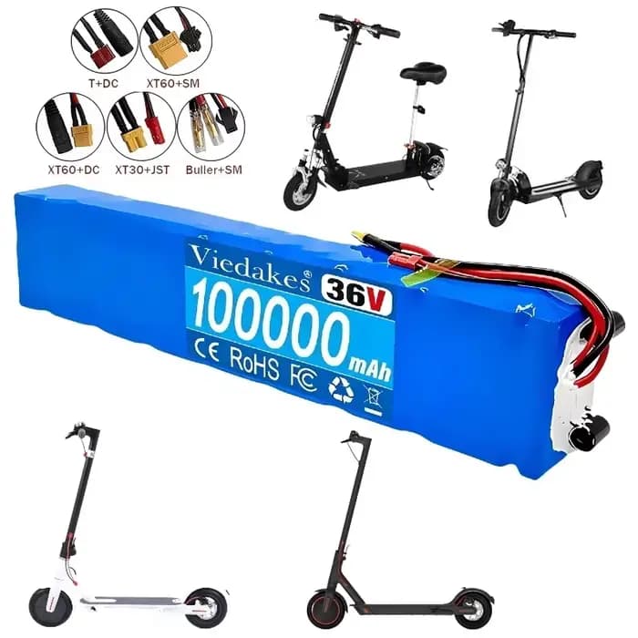 🔥 2025 nouvelle batterie de Scooter électrique 10S3P 36V 100Ah 36v 36V 100000mAh 🥇 Scooter électrique M365 avec batterie 36 V 🛴