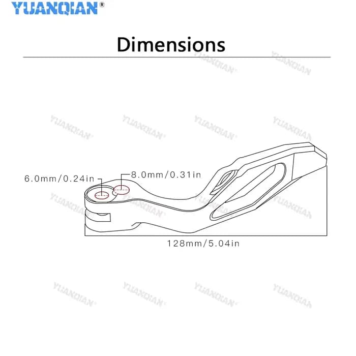 2024 moto pour YAMAHA T-MAX 500 2008-2011 T-MAX 530 2015-2019 CNC levier de frein à main de stationnement Tmax Tech Max TMAX 560 2019-2021