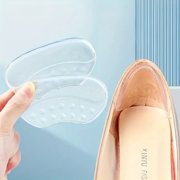 Protège-talons invisibles pour chaussures, coussinets anti-frottement confortables, protège-talons antidérapants, ajusteurs de chaussures demi-pointure