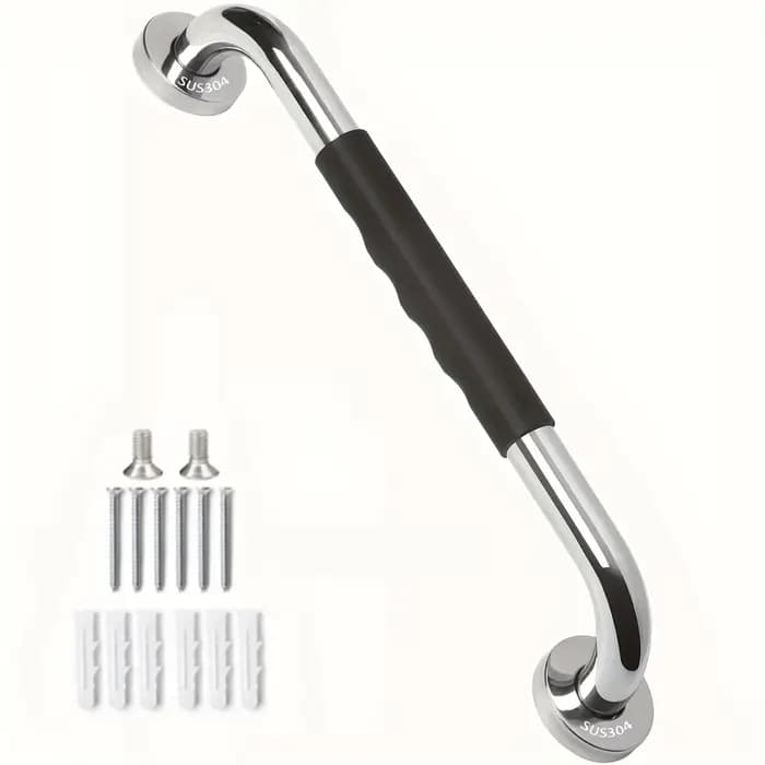 Ensemble de barres d'appui de douche en acier inoxydable de qualité supérieure