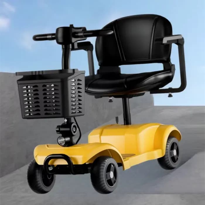 Scooter de mobilité adulte 4 roues pliable pré-assemblé avec siège/accoudoir/choc de Suspension réglable 300W