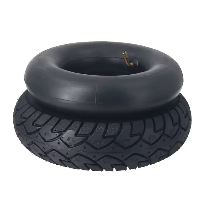 4.10/3.50-5 Quatre pneus et chambres à air adaptés aux motos
