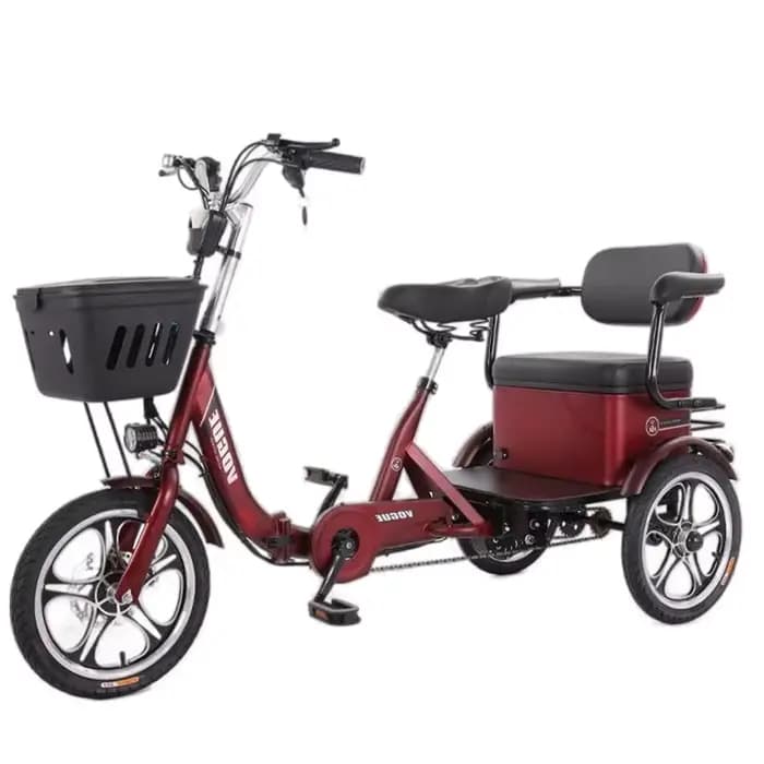 Tricycle électrique pliable à 3 roues pour personnes âgées