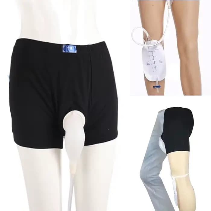 Collecteur d'urine en Silicone réutilisable pour hommes âgés