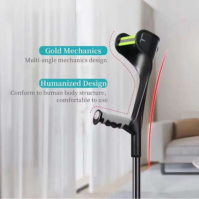 Béquilles avant-bras Elblow pliables réglables pour adultes