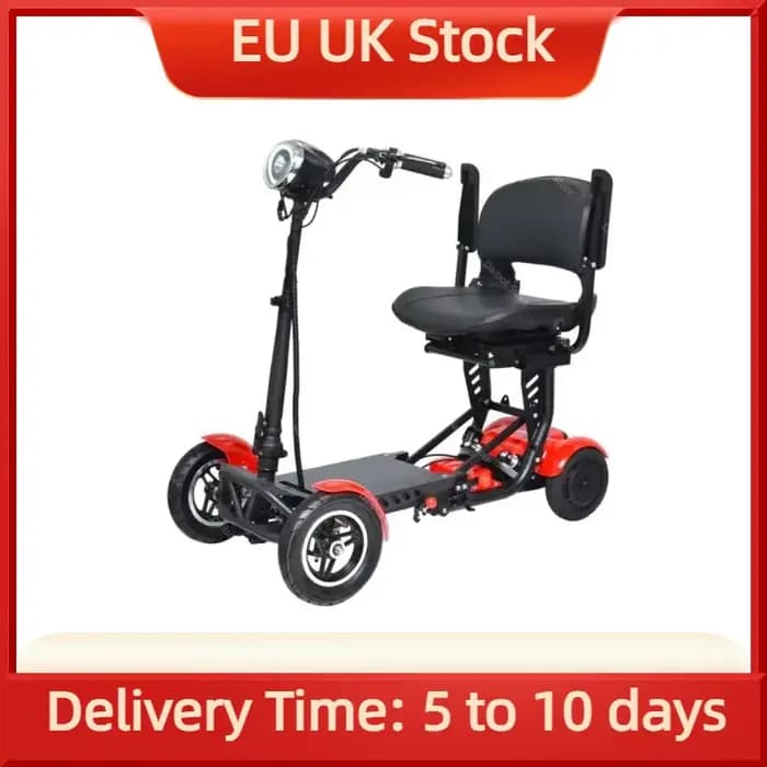 Scooter électrique à 4 roues de 10 pouces