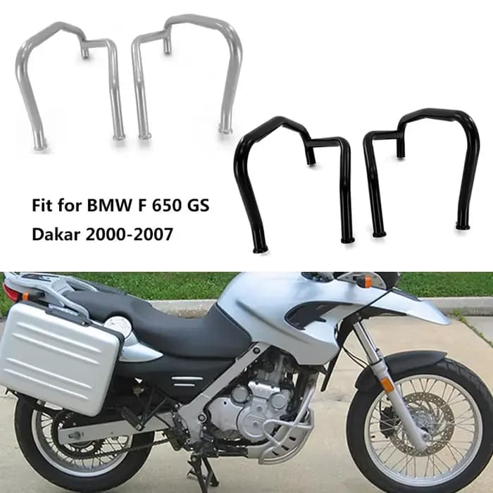 Pare-chocs de Protection du moteur du cadre supérieur de la barre de Crash de moto adapté à la BMW G 650 GS Sertao 2008-2016 F 650 GS Dakar 1999-2008