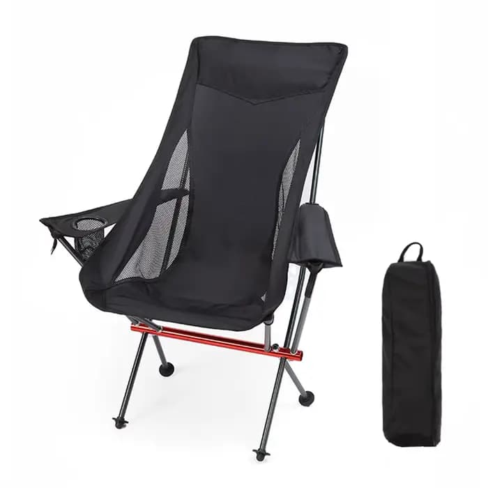 Chaise pliante avec accoudoir