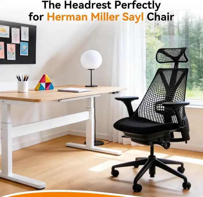 Appui-tête de chaise pour chaise de bureau Herman Miller Sayl - Compatible avec la chaise Sayl, accessoires ergonomiques pour chaise de bureau