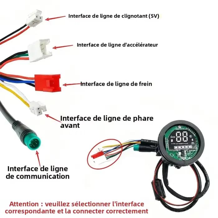 Kit de contrôleur de trottinette électrique amélioré 55 km/h pour Xiaomi Elite - Déverrouillage de la vitesse