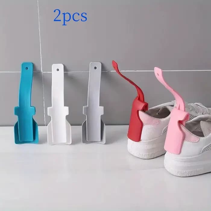 2 pièces d'aides à la chaussure, couverts à chaussures en plastique, pour faciliter le calage des chaussures, pour personnes âgées et handicapées, compatibles avec toutes les chaussures