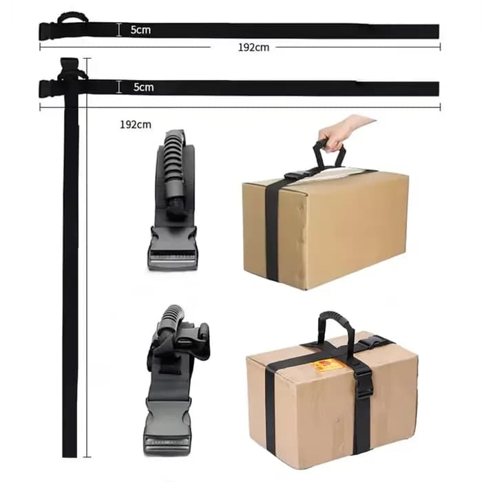 Ceinture de levage d'objets lourds – Corde de transport mobile pour meubles et sangles d'emballage de bagages | Convoi