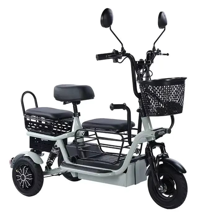 Scooter électrique pliant à 3 roues pour 3 personnes