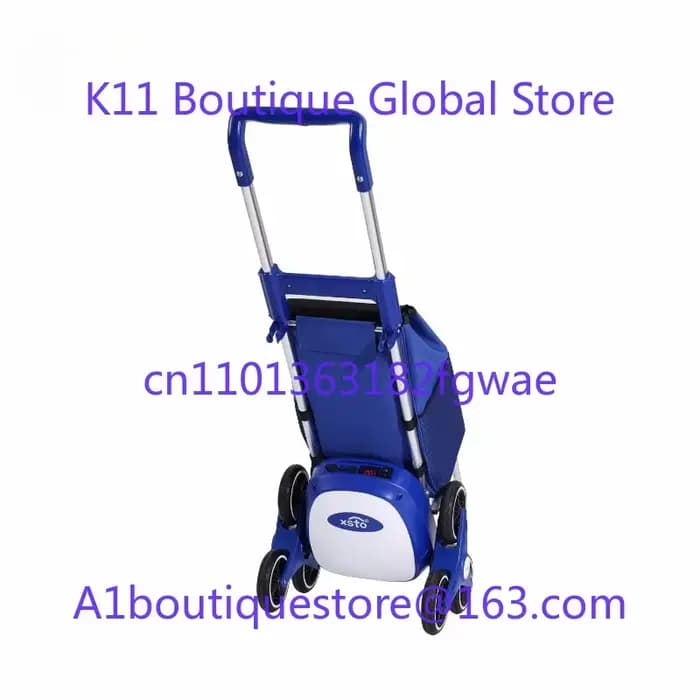 Xsto ZW030 Chariot de courses électrique pour escalade d'escalier 30 kg facile à transporter et pliable