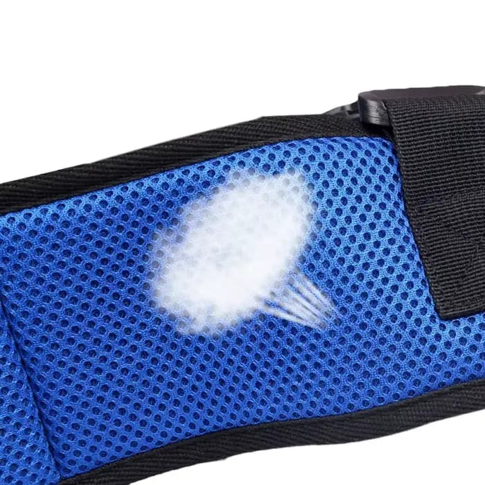Ceinture de sécurité pour prévention des chutes de fauteuil roulant