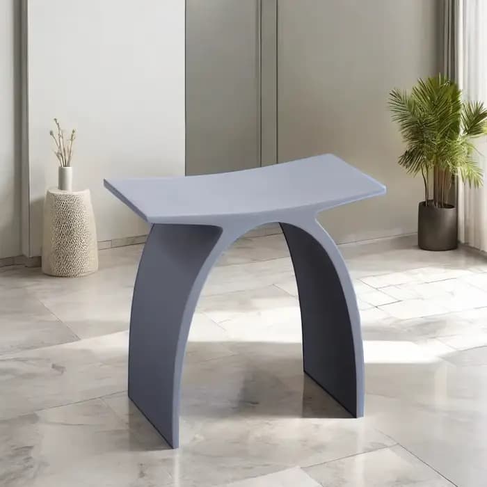 Tabouret de Douche en Pierre Artificielle, Siège HOBench, Accessoires de Salle