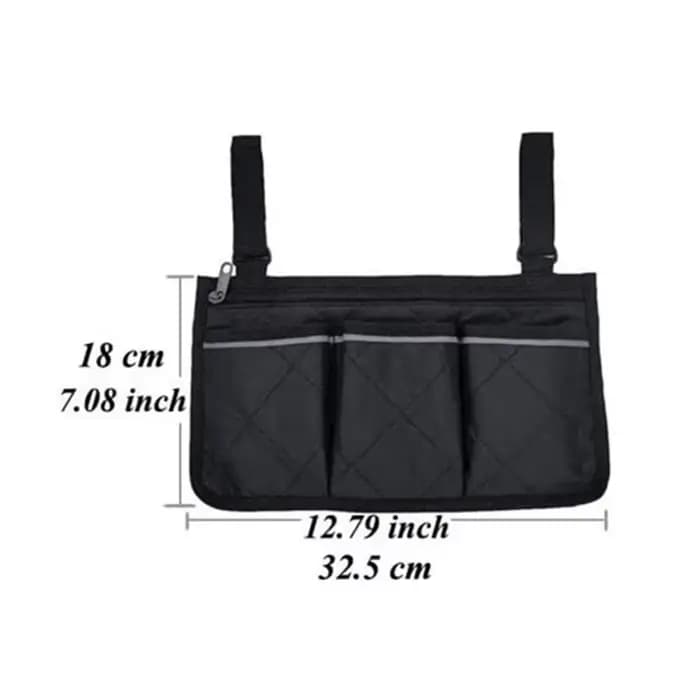 Accoudoir de fauteuil roulant Sac De Rangement Étanche
