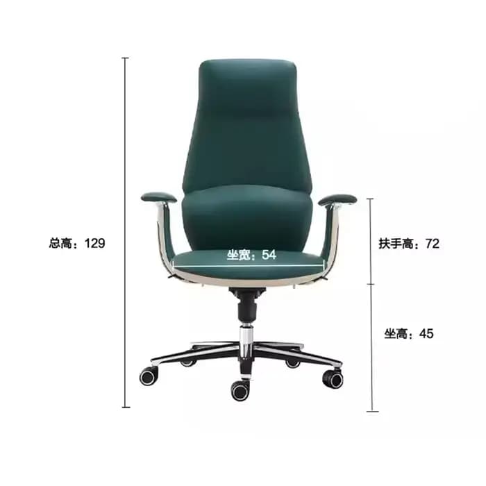 Chaises de bureau en cuir de luxe modernes confort sédentaire chaises d'étude ergonomiques meubles de Salon de jeu d'ordinateur Sillas Oficina FYOC