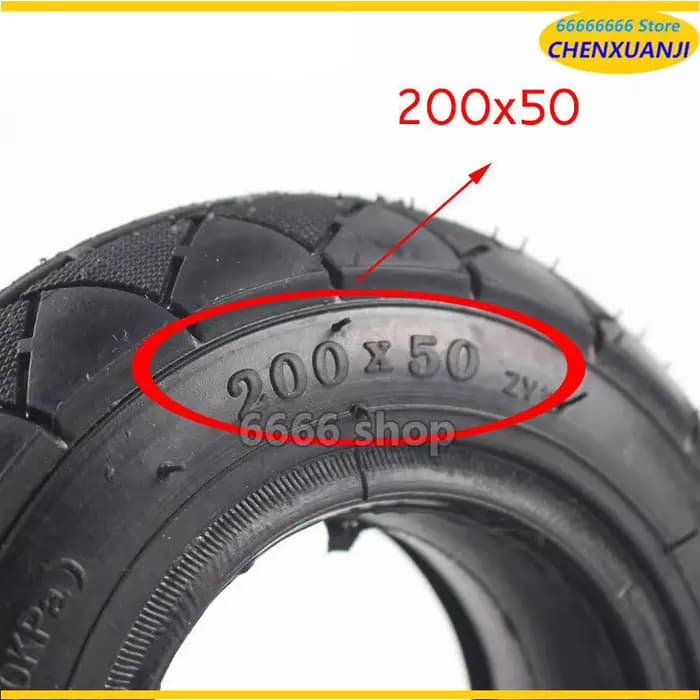 Pneu plein ou rempli de mousse 200x50 compatible avec les trottinettes électriques 8 pouces Razor E100 E150 E200 ESpark