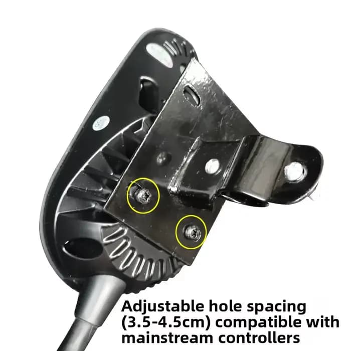 Support de fixation arrière réglable pour manette de fauteuil roulant électrique