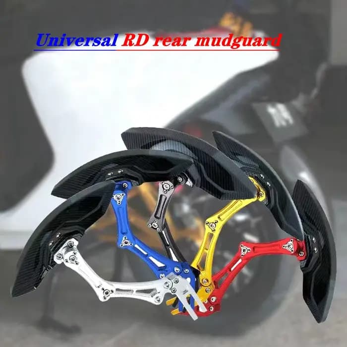 Accessoires de garde-boue arrière en alliage de fibre de carbone pour Ninebot E-Scooter