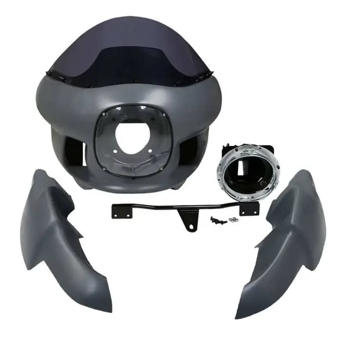 Carénage supérieur avant de moto, carénages de jambe inférieure pour Harley Dyna Low Rider Street Bob