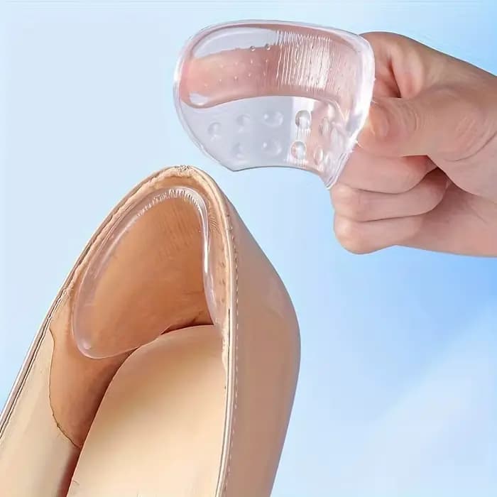 Protège-talons invisibles pour chaussures, coussinets anti-frottement confortables, protège-talons antidérapants, ajusteurs de chaussures demi-pointure