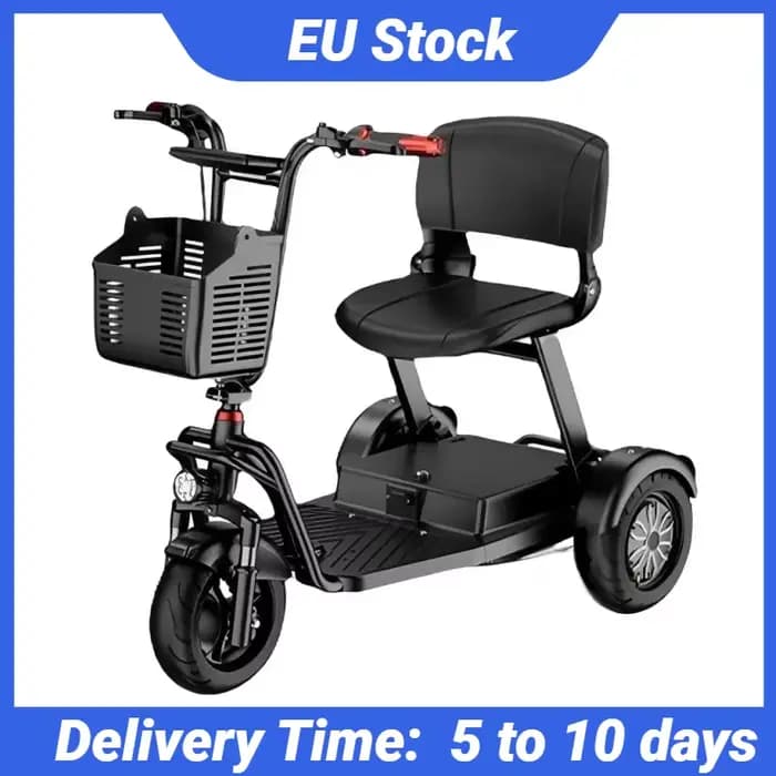 1000W puissant voyage 3 roues léger pliant Scooter de mobilité pour personnes âgées 48V petit Tricycle électrique