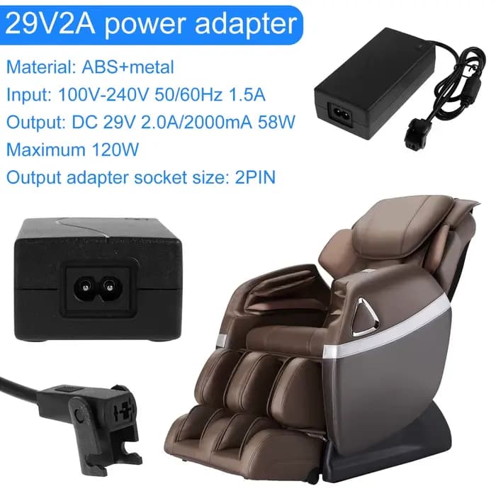 Alimentation électrique inclinable 29V 2A AC/DC