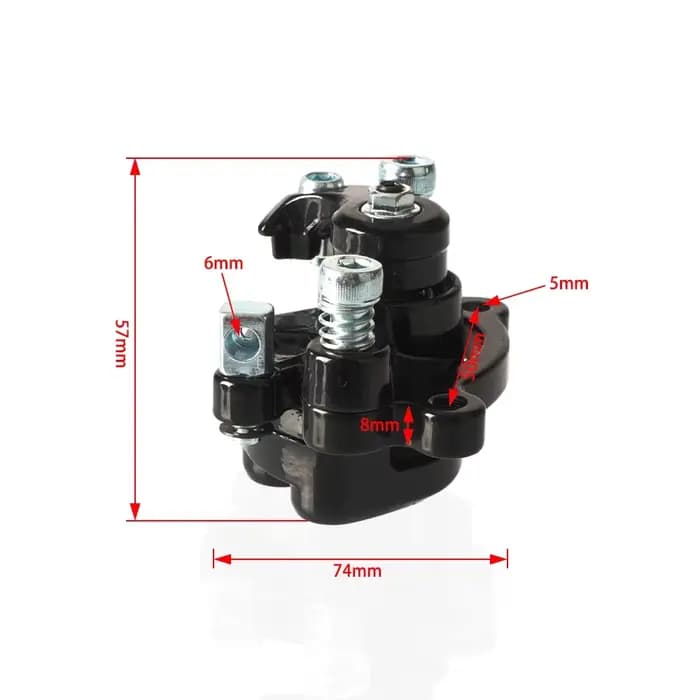 Étrier de frein avant arrière pour scooter électrique, pompe de frein, planche à roulettes, mini moto, scooter à essence, vélo, VTT, 43cc, 47cc, 49cc