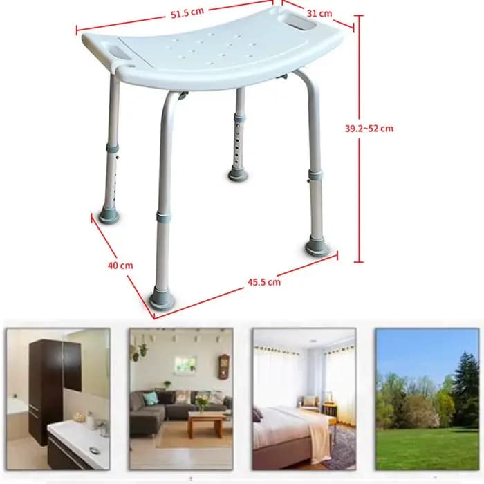 Chaise de salle de bain et de douche pour personnes âgées