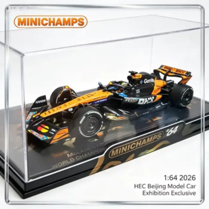 MINICHAMPS 1:64 McLaren F1 MCL39, édition limitée pour la 2026 Beijing Auto Show, la voiture de test post-saison 2025 de Lando Norris.