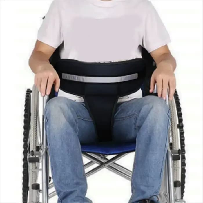 Ceinture de sécurité réglable pour fauteuil roulant